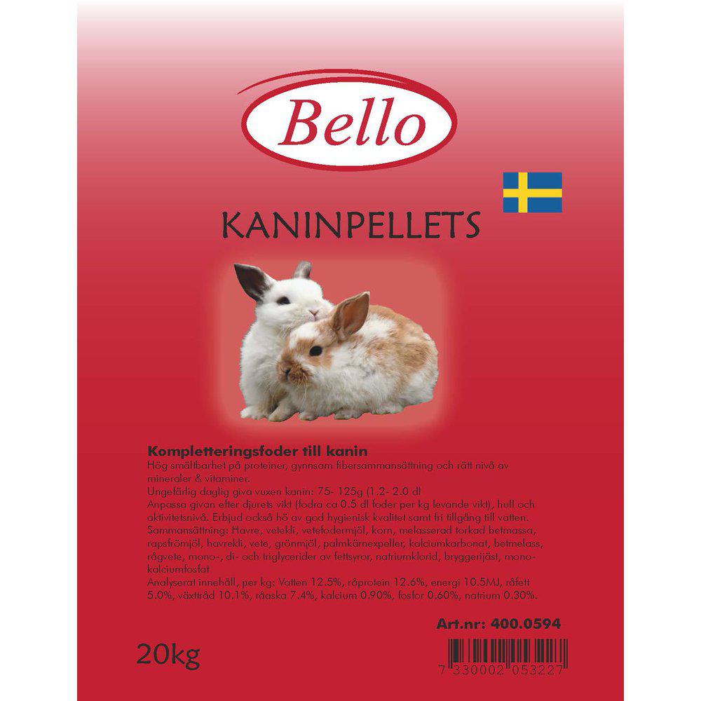 Bello Kaninpellets Sv 13kg