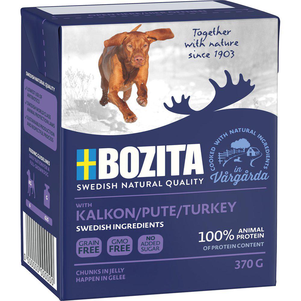 Bozita Naturals Turkey 370gr 6-pack Tetra