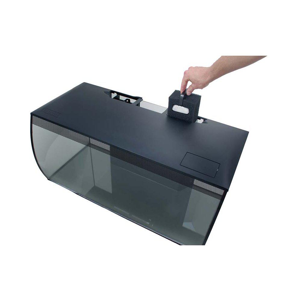 Fluval Flex Led 123l Svart 82x40x39 21w7500k 810l/h