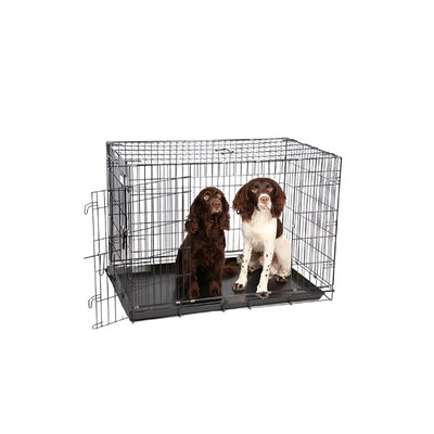 Hundtransportbur Svart 108.5x70.5x77.5cm