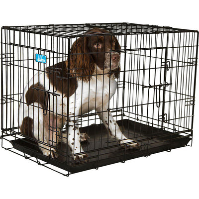 Hundtransportbur Svart 78x49x56.5cm