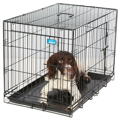 Hundtransportbur Svart 93x57.5x65cm