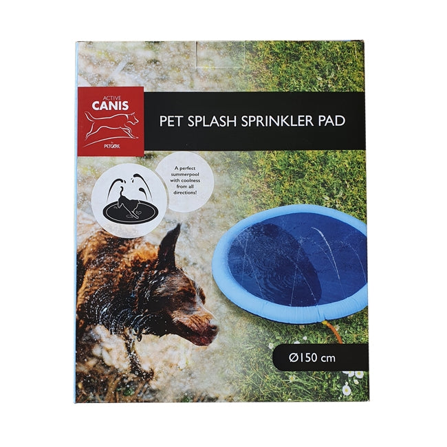 Pet pad splash sprinkler