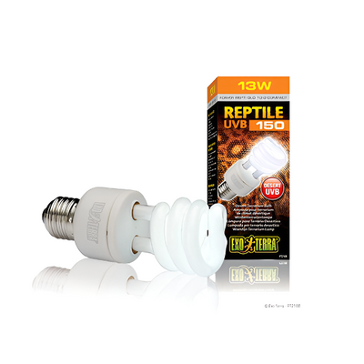 Reptile UVB 150 Lysrörslampa E27 Exoterra