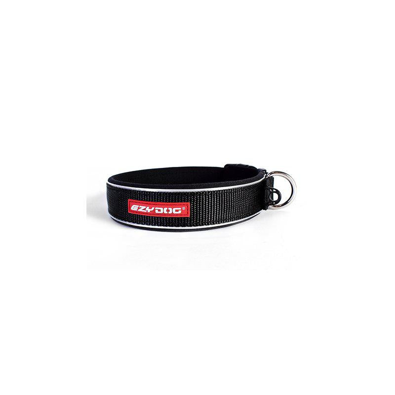 Ezydog Halsband Neopren Reflex Svart