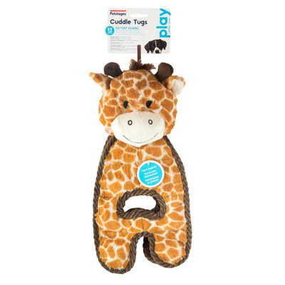 Petstages Hundleksak Cuddle Tugs Giraffe 40cm